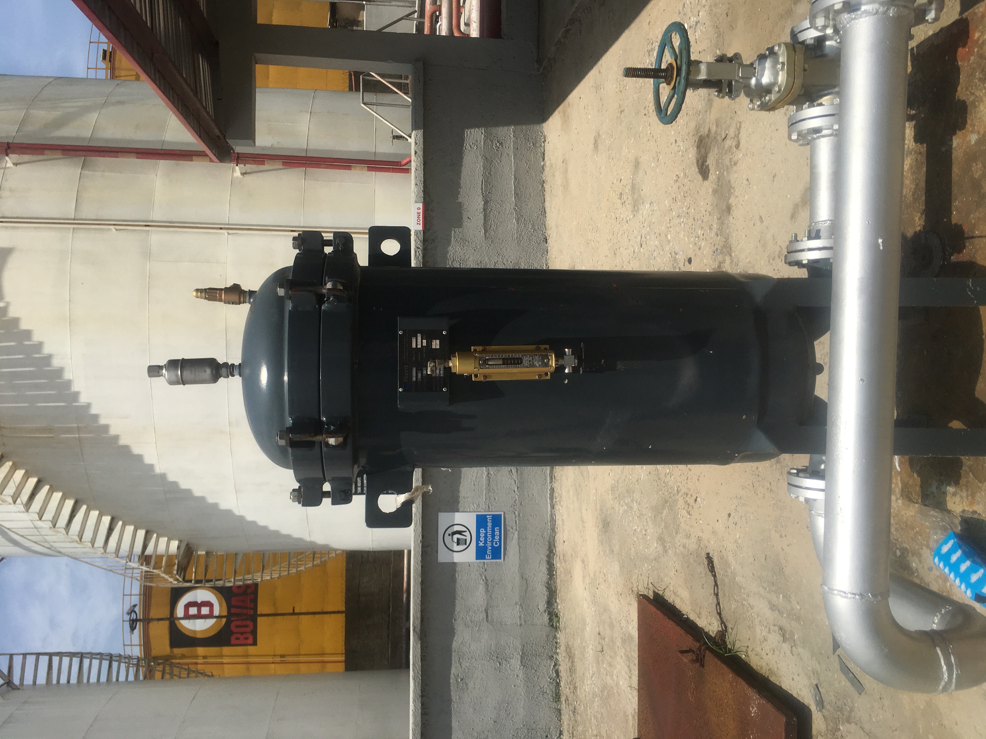 Conversion of four (4) units of vertical ago storage tanks to jet fuel storage (project inclusive of piping and filtration system)