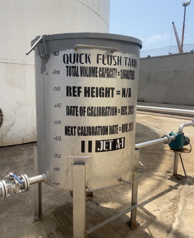 Conversion of four (4) units of vertical ago storage tanks to jet fuel storage (project inclusive of piping and filtration system)