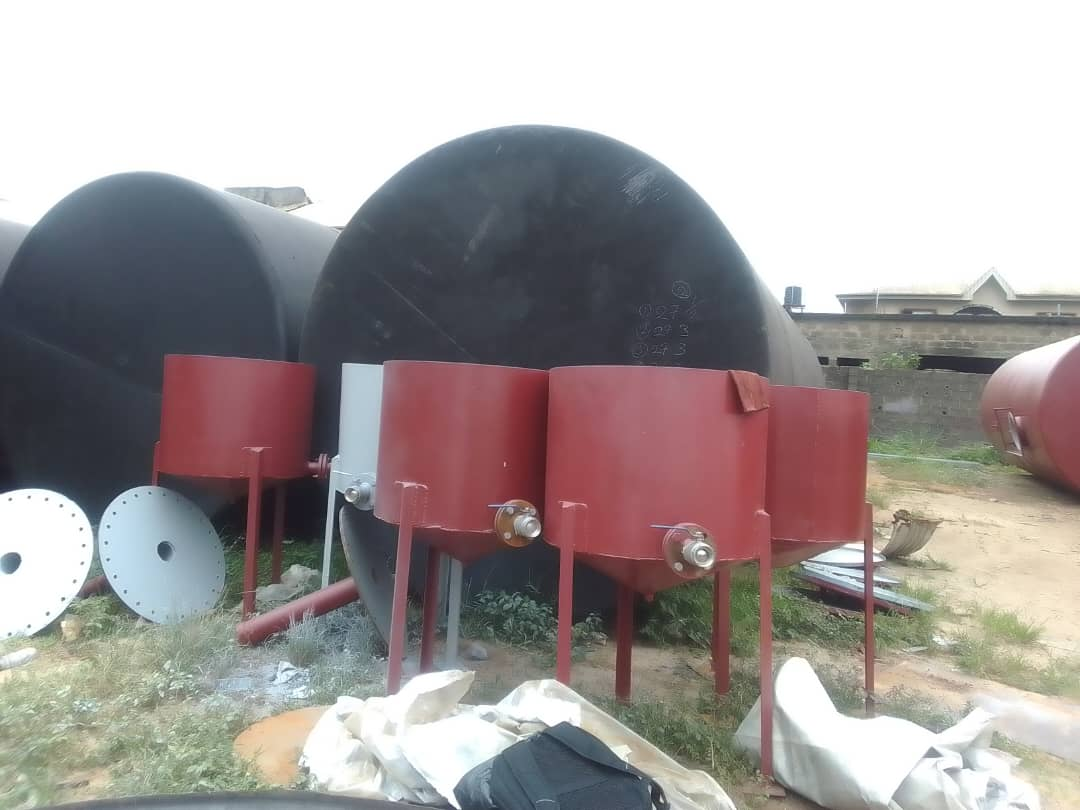 Construction of 240,000 liters capacity skid